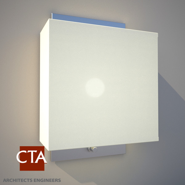 3ds modern wall sconce lamp shade - Wall Sconce by CTA AE