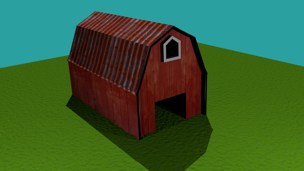 3d low-poly barn model - Barn by uniquedesign71