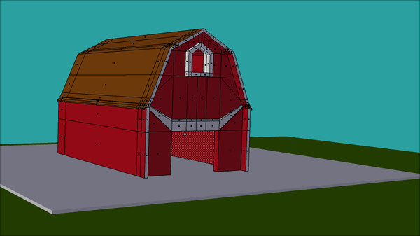 barn cartoon obj - Toon Barn by uniquedesign71