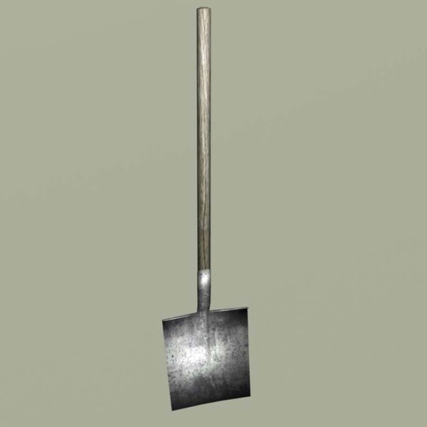 tool dirt 3d max - square pt. shovel by gamewarden01