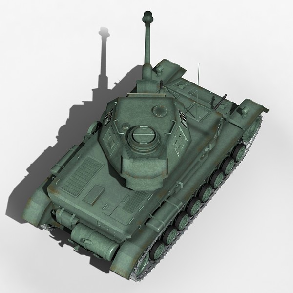 panzer tank 3d 3ds - Panzer IV tank feldgrau by Sandu_Bublic