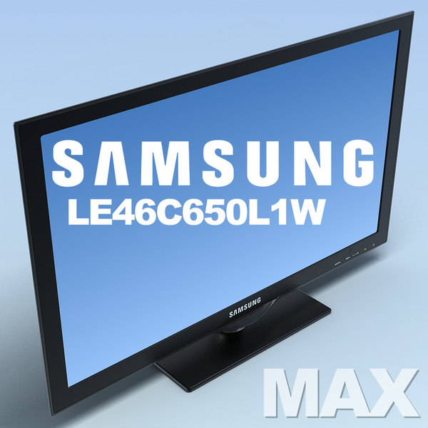 max tv samsung le46c650l1w - TV SAMSUNG LE46C650L1W MAX... by 3DLocker