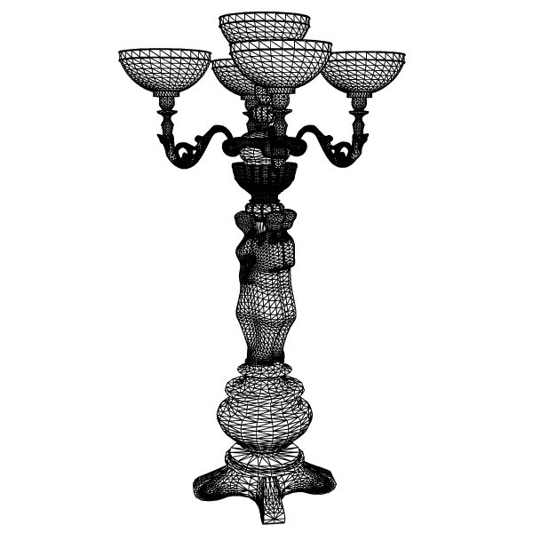 3dsmax ornate lamp - Ornate Lamp by Gareefy3D