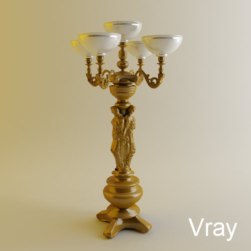 3dsmax ornate lamp - Ornate Lamp by Gareefy3D