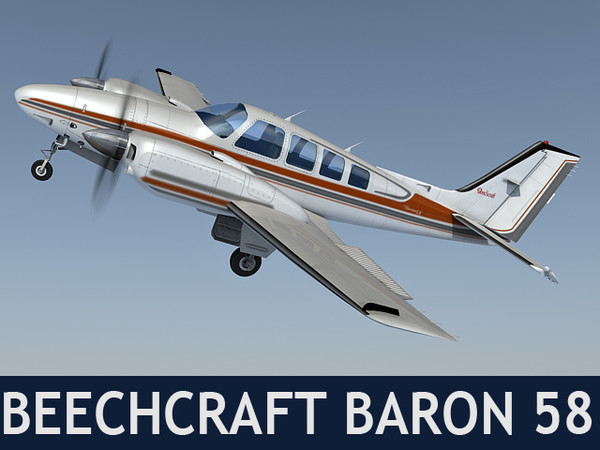 beechcraft baron 58 max - Beechcraft Baron 58 by Eric.Levi