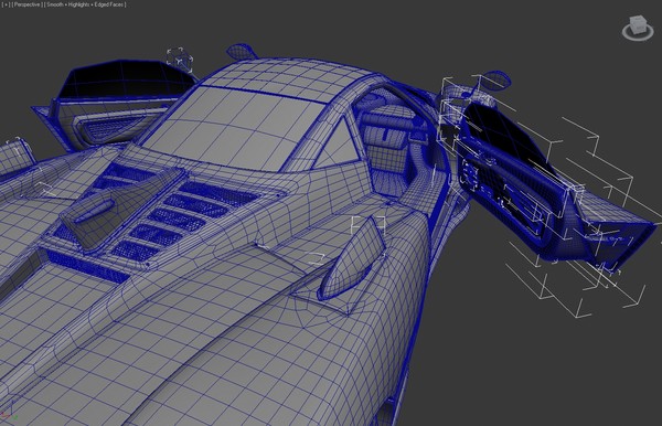 3d pagani zonda tricolore model - Pagani Zonda Tricolore by cg.laboratory