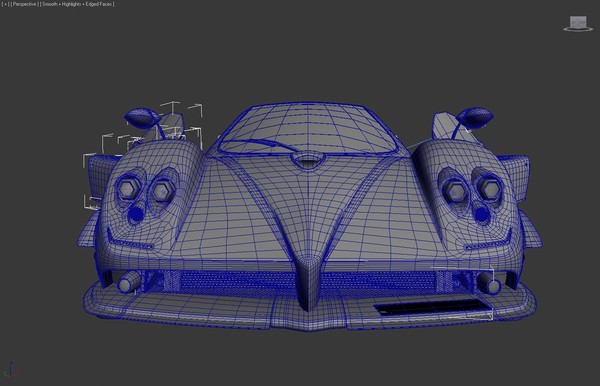 3d pagani zonda tricolore model - Pagani Zonda Tricolore by cg.laboratory
