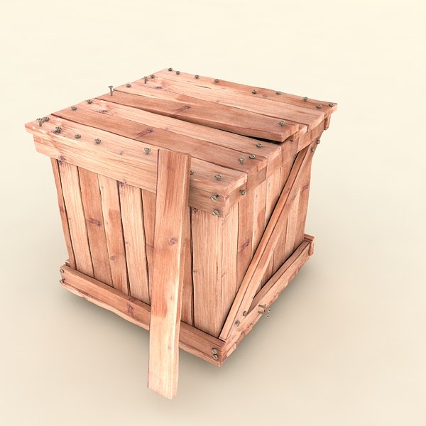 3d model wooden crates wood - wooden crates collection (2) by Litarvan