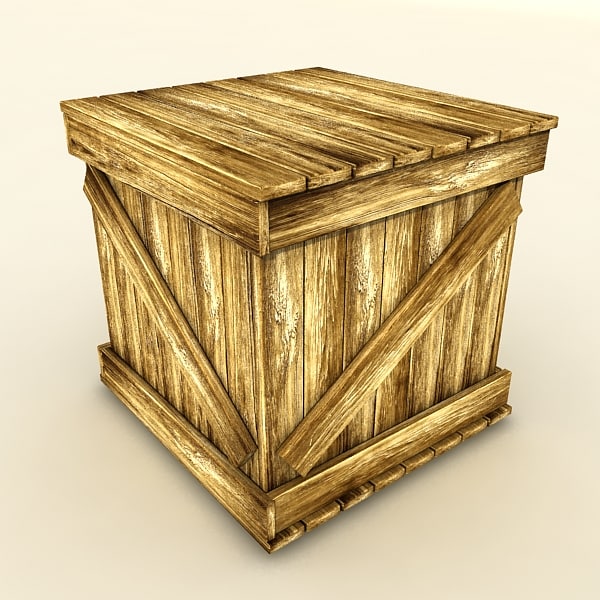 3d model wooden crates wood - wooden crates collection (2) by Litarvan