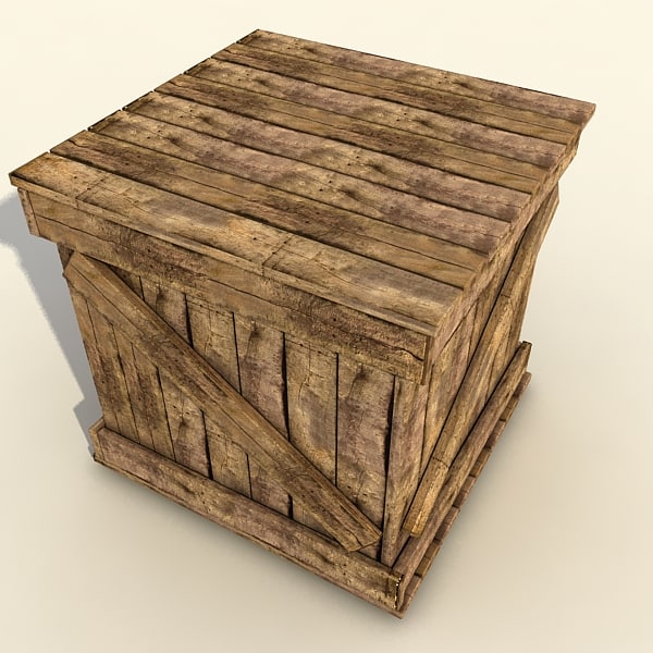 3d model wooden crates wood - wooden crates collection (2) by Litarvan