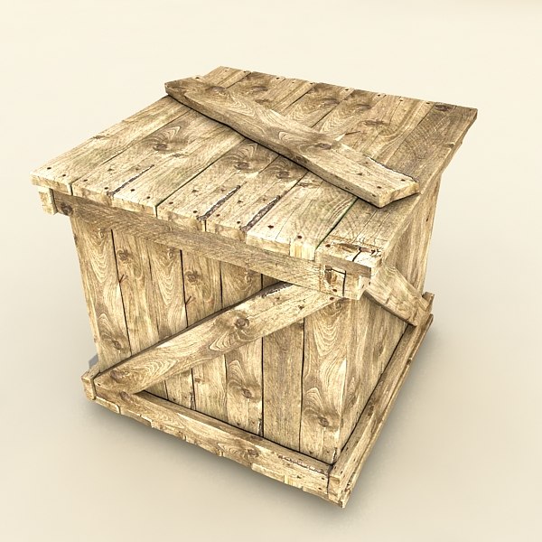 3d model wooden crates wood - wooden crates collection (2) by Litarvan