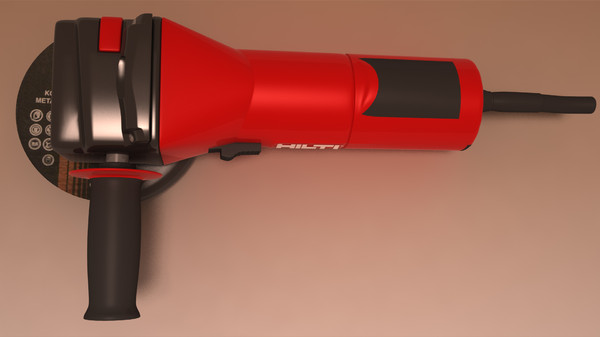 gringer hilti 125dcg 3d model - Hilti Angle Gringer 125DCG by emkei