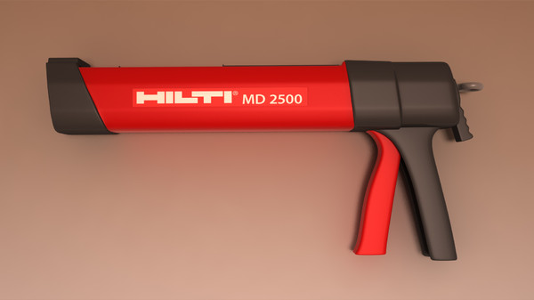 3d model extrusion pistol gun hilti - Hilti MD 2500 - extrusion pistol by emkei