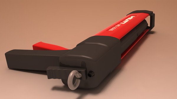 3d model extrusion pistol gun hilti - Hilti MD 2500 - extrusion pistol by emkei