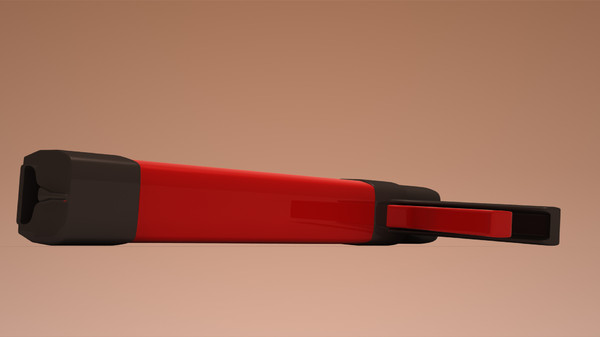 3d model extrusion pistol gun hilti - Hilti MD 2500 - extrusion pistol by emkei