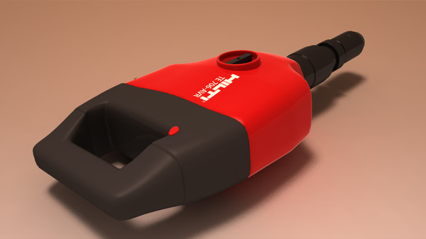 3d model chipping hammer hilti te - Hilti TE 706 - Chipping hammer by emkei