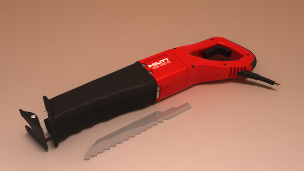 3d model straightforward saw hilti wsr - Hilti WSR 1400 PE - straightforward saw... by emkei