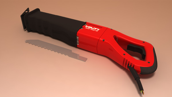 3d model straightforward saw hilti wsr - Hilti WSR 1400 PE - straightforward saw... by emkei