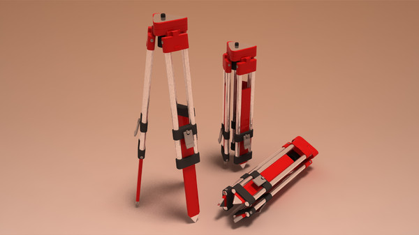3d model tripod hilti laser - Hilti Tripod laser by emkei