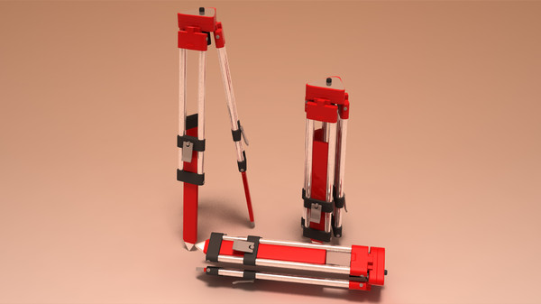 3d model tripod hilti laser - Hilti Tripod laser by emkei