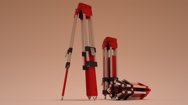 3d model tripod hilti laser - Hilti Tripod laser by emkei