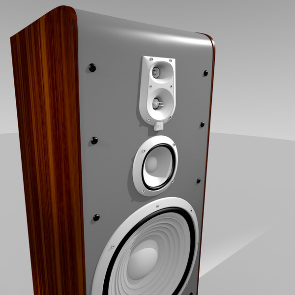 jbl es100 speakers obj - JBL ES100 Floor Speakers by scanlia