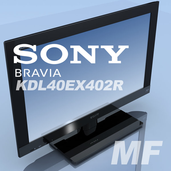 tv sony bravia kdl-40ex402r max - TV SONY Bravia KDL-40EX402R MF... by 3DLocker