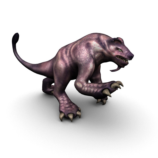 character animation 3d obj - ZOKI THE BEAST by lekshman