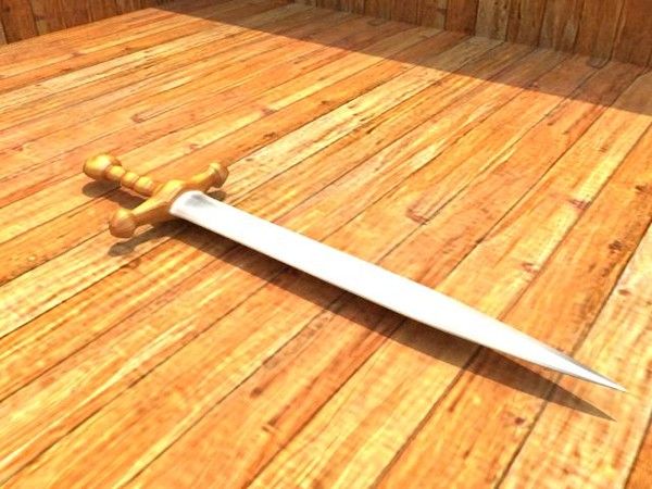 free sword cut 3d model - Sword HQ by nescio180