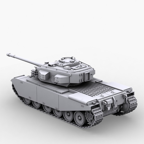 3dsmax british centurion tank ww2 - centurion tank by Sandu_Bublic
