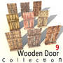 maya wooden door old