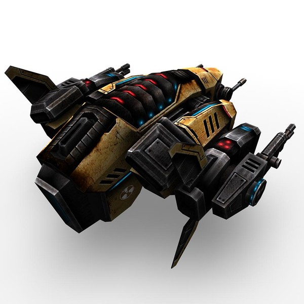 space ship 3d model - space_ship_boss_2.rar by Angryfly