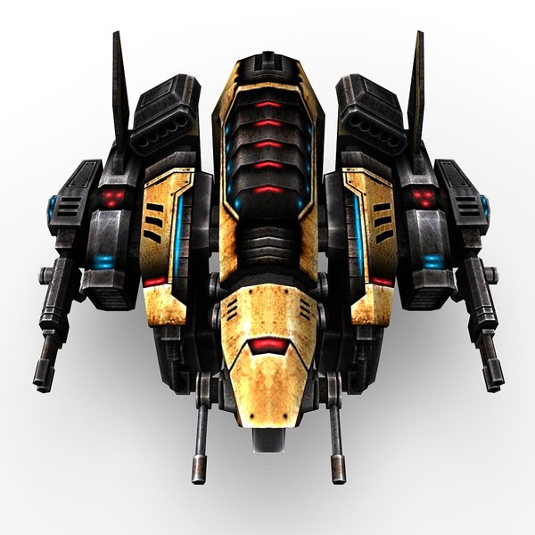 space ship 3d model - space_ship_boss_2.rar by Angryfly