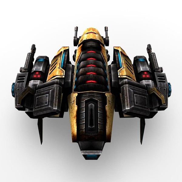 space ship 3d model - space_ship_boss_2.rar by Angryfly