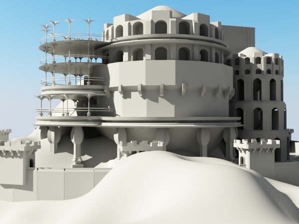 3d model landmark castle palace - Castle by happy_maker