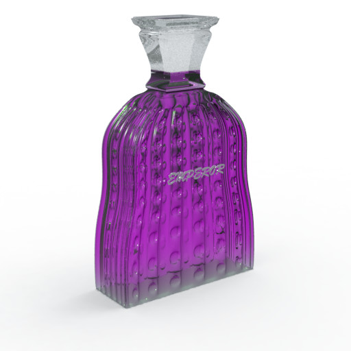 3d model perfume bathroom - Emperor Perfume by erikur200