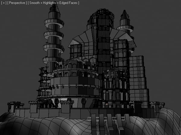 3d model landmark castle palace - Castle by happy_maker