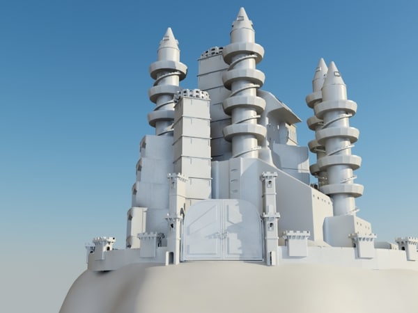 3d model landmark castle palace - Castle by happy_maker