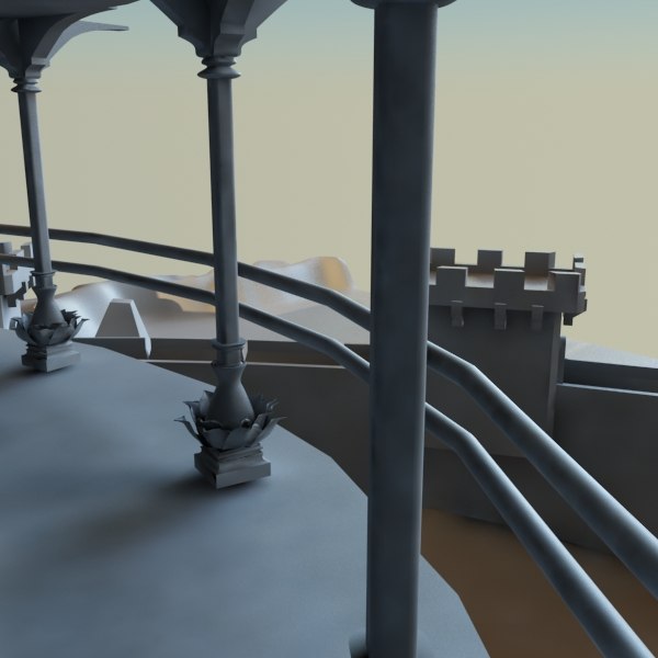 3d model landmark castle palace - Castle by happy_maker