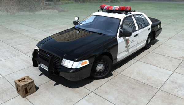 3d model of lapd police - LAPD_Police by damaggio