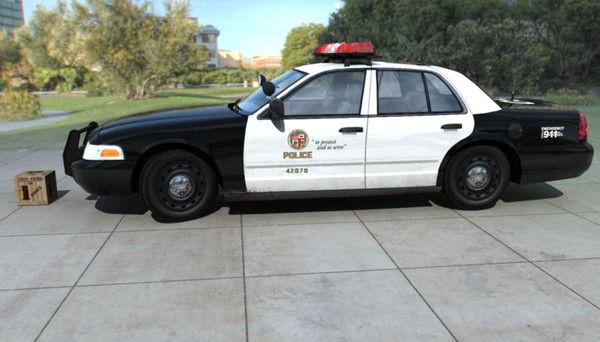3d model of lapd police - LAPD_Police by damaggio
