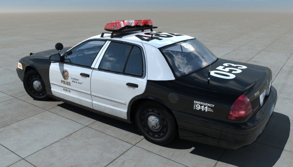3d model of lapd police - LAPD_Police by damaggio