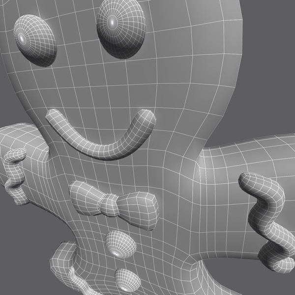 3d model android gingerbread - Gingerbread by PolyTron