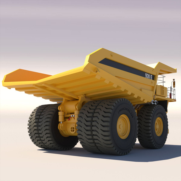 truck komatsu 930e 3d model - Komatsu 930E... by ArqArt3D