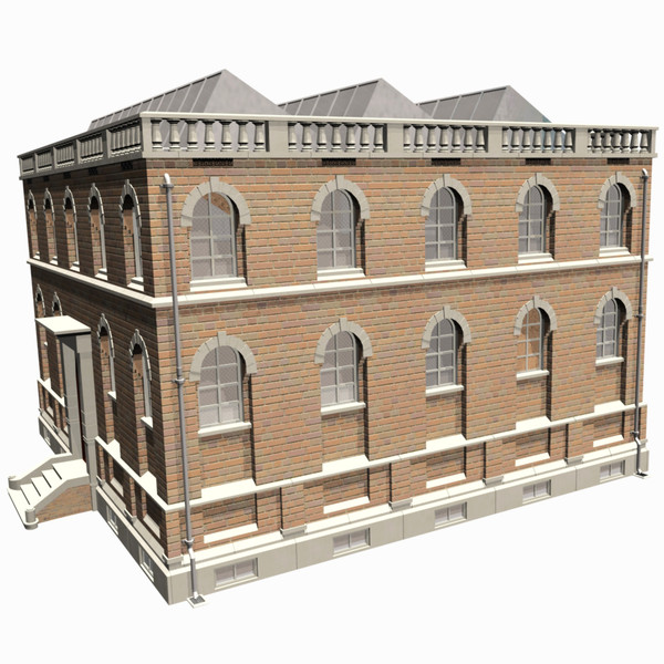 3d model old brick factory architectural - Old Brick Factory by chaosfractal