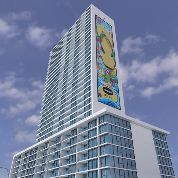 3ds max new skyscraper - day - New Skyscraper 1 - Day by fuuuuuu