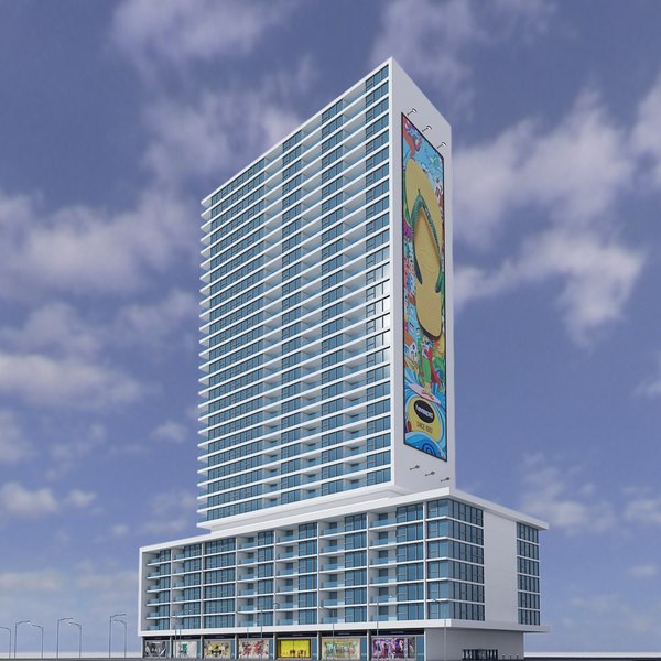 3ds max new skyscraper - day - New Skyscraper 1 - Day by fuuuuuu