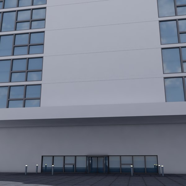 3ds max new skyscraper - day - New Skyscraper 1 - Day by fuuuuuu