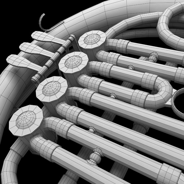 3d model french horn - French Horn by savitch
