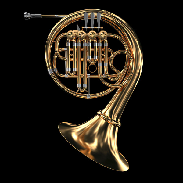 3d model french horn - French Horn by savitch